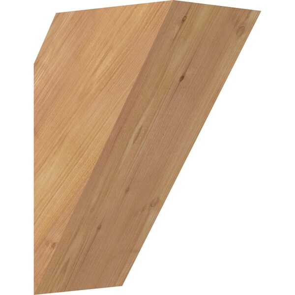 Ekena Millwork 5 1/2"W x 8"D x 12"H Traditional Smooth Knee Brace, Western Red Cedar BRC06X08X12TRA00SWR - main